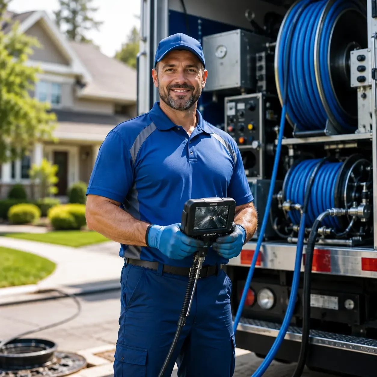 Local outdoor drain cleaning specialists in Fowlerton, IN